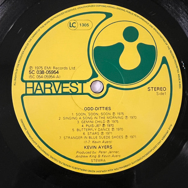 Kevin Ayers : Odd Ditties (LP, Comp)