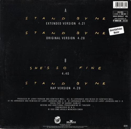 3-D - Stand By Me (12", Maxi) - De Platen Aap – Vinylwinkel in Brielle & online webshop voor muziekliefhebbers