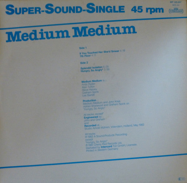 Medium Medium : Splendid Isolation (12", Single)