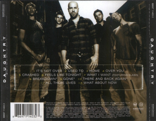 Daughtry - Daughtry (CD, Album) - De Platen Aap – Vinylwinkel in Brielle & online webshop voor muziekliefhebbers