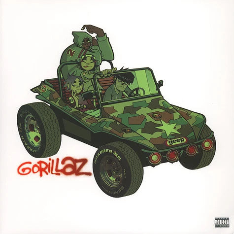 Gorillaz : Gorillaz (LP,Album,Repress,Stereo)