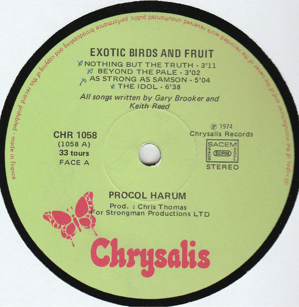 Procol Harum : Exotic Birds And Fruit (LP, Album)