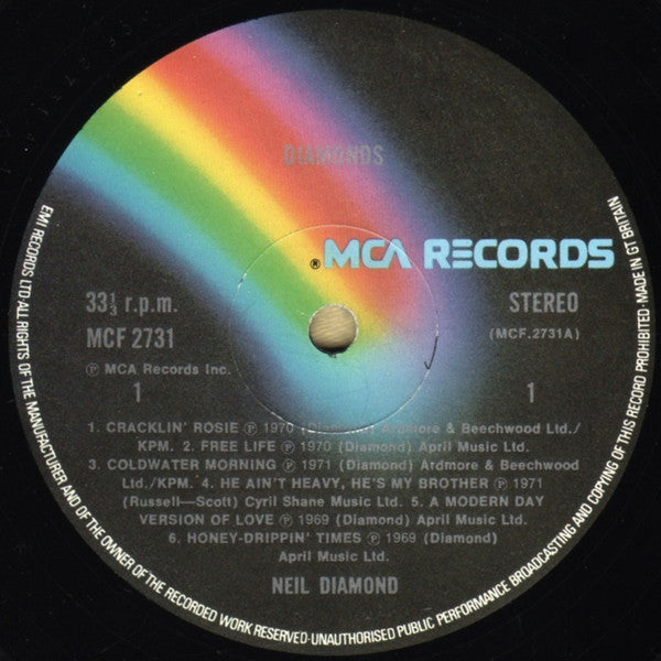 Neil Diamond : Diamonds (2xLP, Comp)