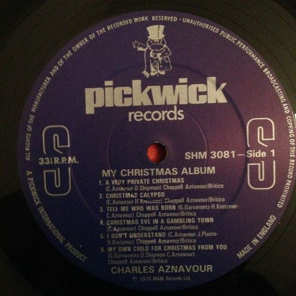 Charles Aznavour : My Christmas Album (LP)