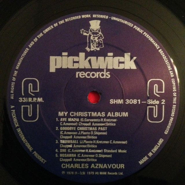 Charles Aznavour : My Christmas Album (LP)