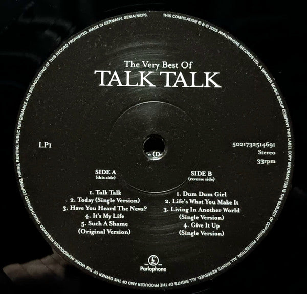 Talk Talk : The Very Best Of (LP,Compilation,Reissue,Stereo)