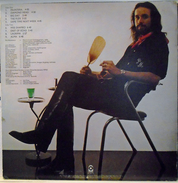 Phil Manzanera : Diamond Head (LP, Album, RI )