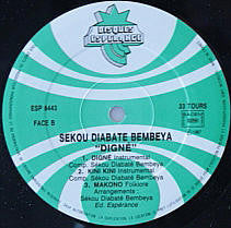 Sekou Diabate Bembeya* : "Digné" (LP, Album)