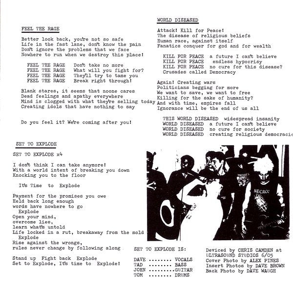 Set To Explode - Set To Explode (CD) - De Platen Aap – Vinylwinkel in Brielle & online webshop voor muziekliefhebbers
