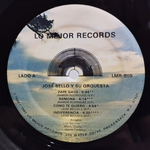 José Bello Y Su Orquesta : José Bello Y Su Orquesta (LP, Album)