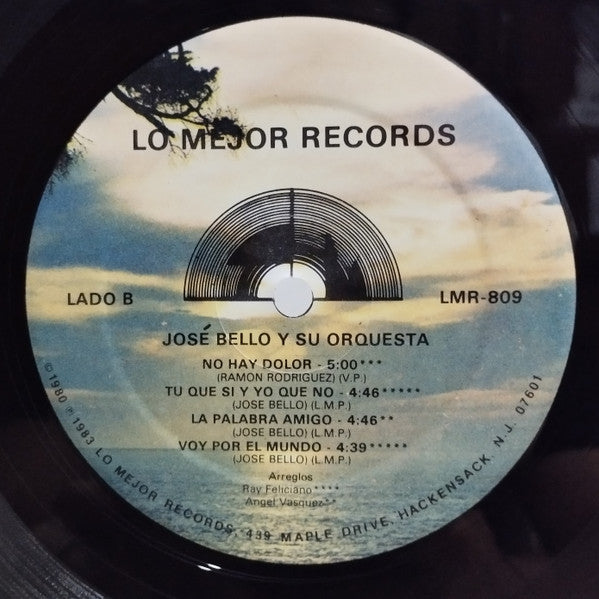 José Bello Y Su Orquesta : José Bello Y Su Orquesta (LP, Album)