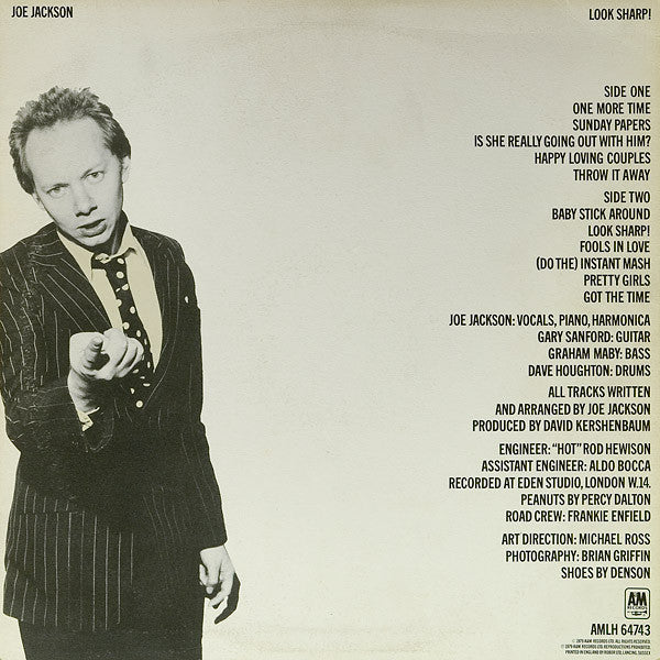 Joe Jackson : Look Sharp! (LP, Album)