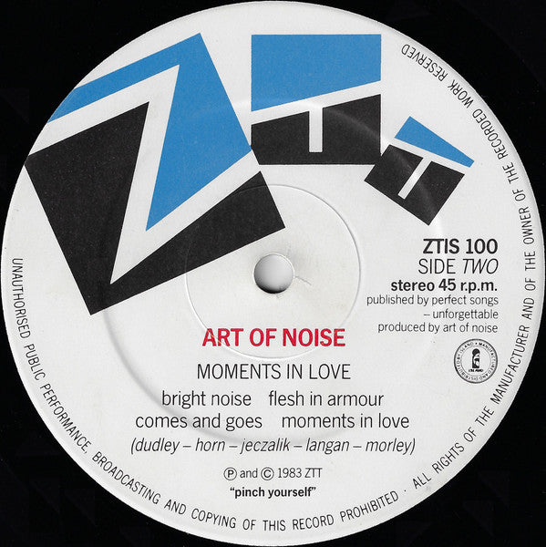 The Art Of Noise : Into Battle With The Art Of Noise (12", EP)