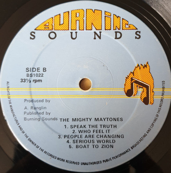 The Mighty Maytones* : Boat To Zion (LP)