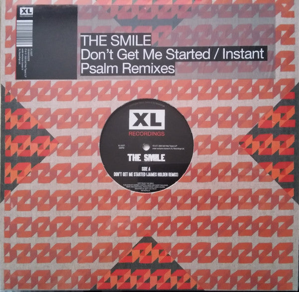 The Smile (5) : Don't Get Me Started / Instant Psalm Remixes (12", Ltd)