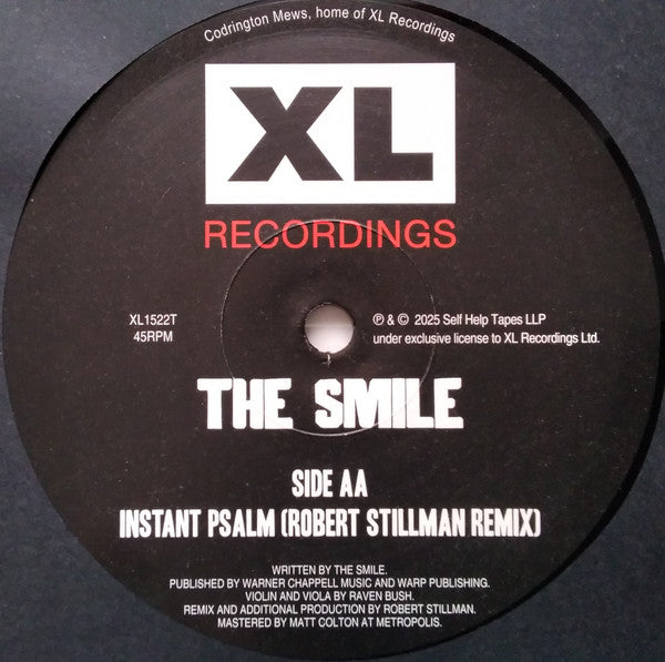 The Smile (5) : Don't Get Me Started / Instant Psalm Remixes (12", Ltd)
