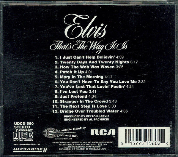 Elvis Presley : Elvis - That's The Way It Is (CD, Album, RM)