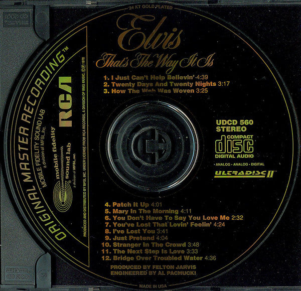 Elvis Presley : Elvis - That's The Way It Is (CD, Album, RM)