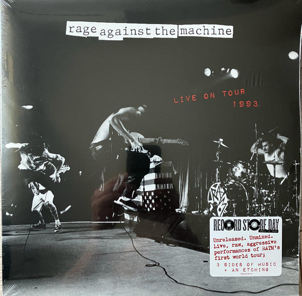Rage Against The Machine - Live On Tour 1993 (LP + LP, S/Sided, Etch + RSD) - De Platen Aap – Vinylwinkel in Brielle & online webshop voor muziekliefhebbers