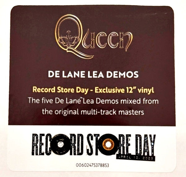Queen - De Lane Lea Demos (12", EP, RSD, Ltd) - De Platen Aap – Vinylwinkel in Brielle & online webshop voor muziekliefhebbers