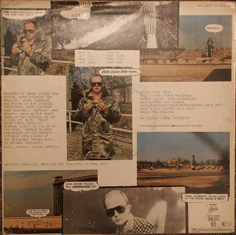 Mike Batt : Six Days In Berlin (LP,Album)