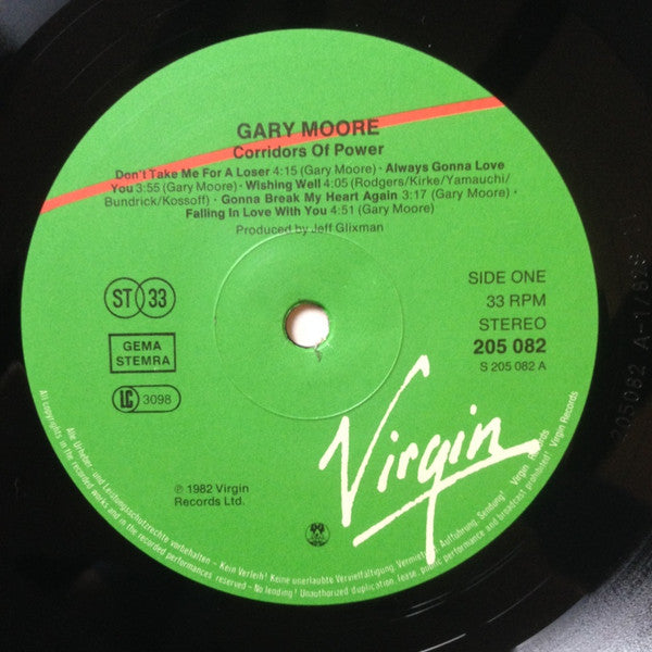 Gary Moore : Corridors Of Power (LP, Album)