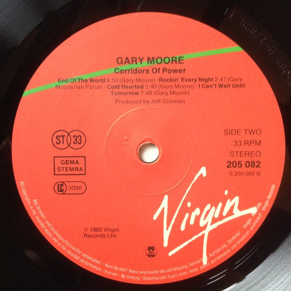 Gary Moore : Corridors Of Power (LP, Album)