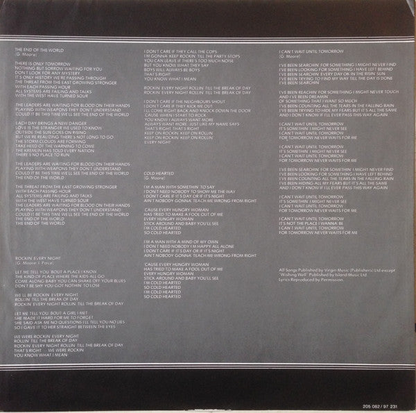 Gary Moore : Corridors Of Power (LP, Album)