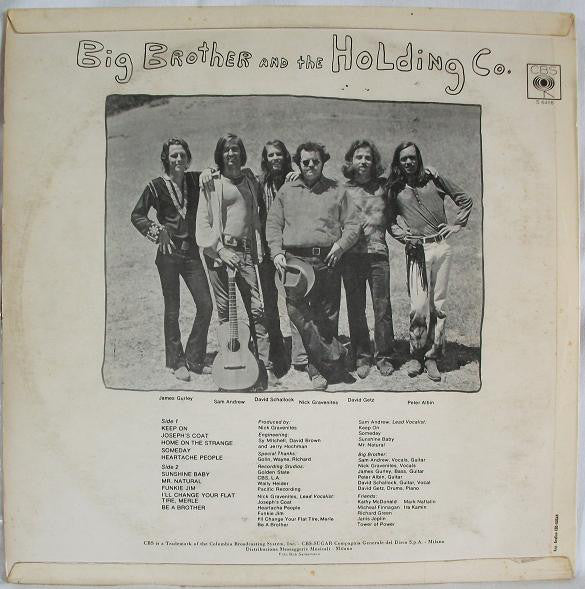 Big Brother & The Holding Company : Be A Brother (LP, Album)