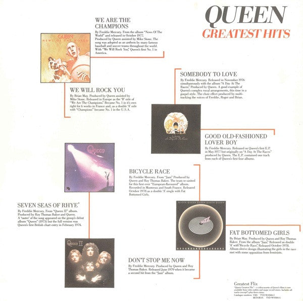 Queen : Grootste Hits (LP,Compilation)