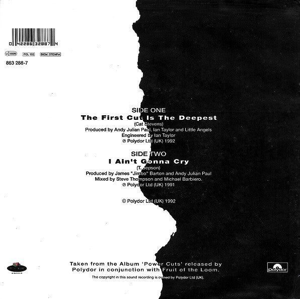 Little Angels - The First Cut Is The Deepest (7", Single) - De Platen Aap – Vinylwinkel in Brielle & online webshop voor muziekliefhebbers