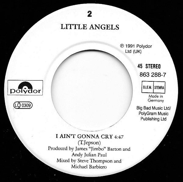 Little Angels - The First Cut Is The Deepest (7", Single) - De Platen Aap – Vinylwinkel in Brielle & online webshop voor muziekliefhebbers