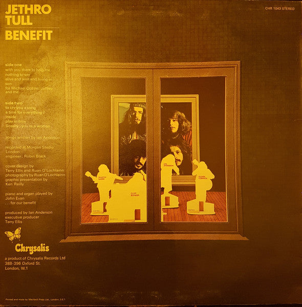 Jethro Tull : Benefit (LP, Album, RE)