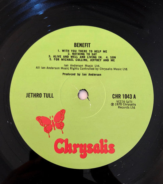 Jethro Tull : Benefit (LP, Album, RE)