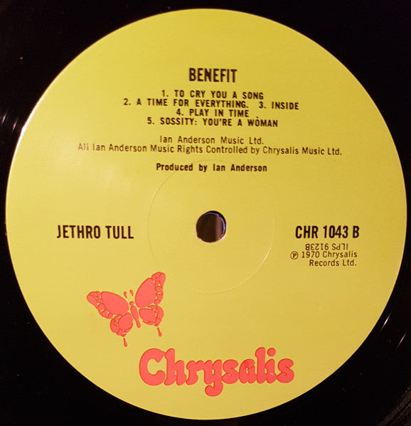 Jethro Tull : Benefit (LP, Album, RE)