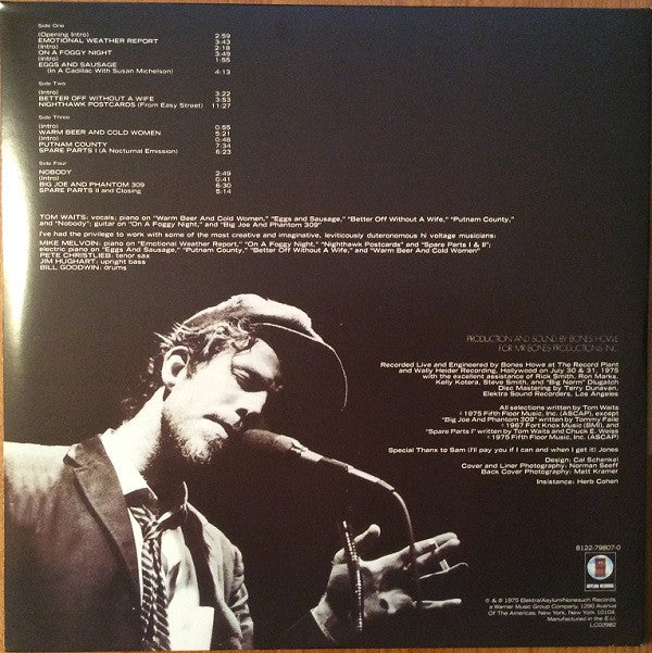 Tom Waits : Nighthawks At The Diner (LP,Album,Reissue)
