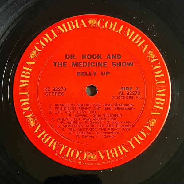 Dr. Hook & The Medicine Show : Belly Up (LP, Album, Gat)