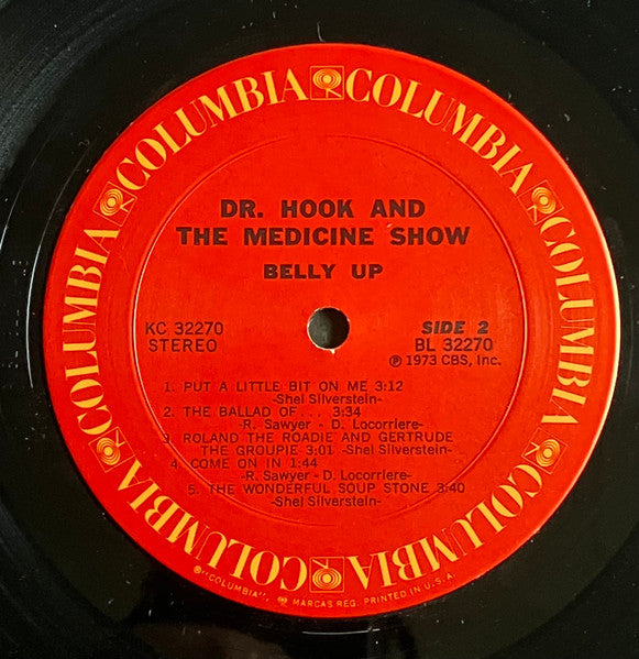 Dr. Hook & The Medicine Show : Belly Up (LP, Album, Gat)