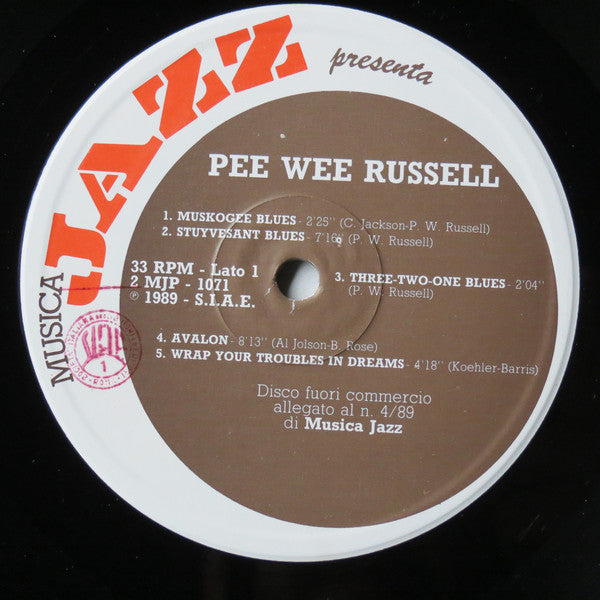 Pee Wee Russell : Pee Wee Russell (LP, Comp, RM)