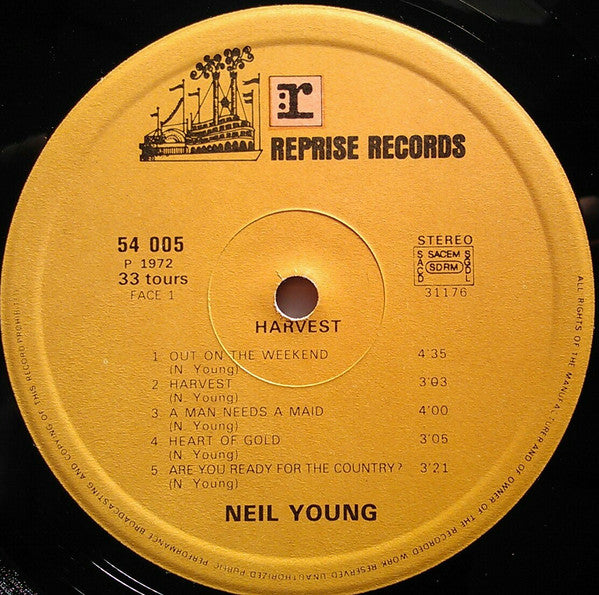 Neil Young : Harvest (LP, Album)