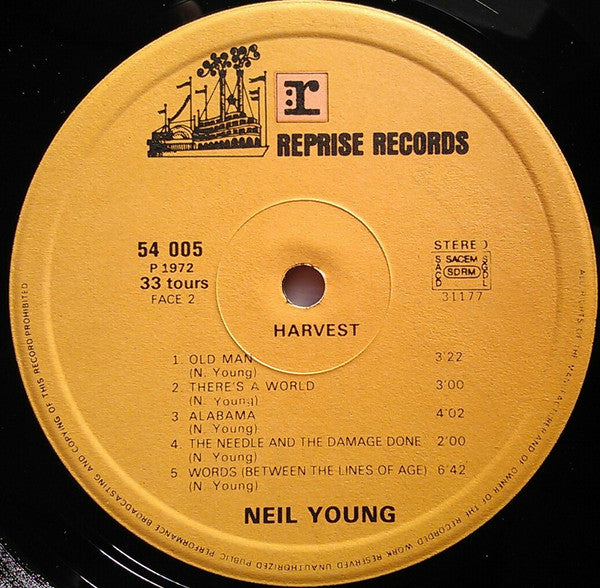 Neil Young : Harvest (LP, Album)