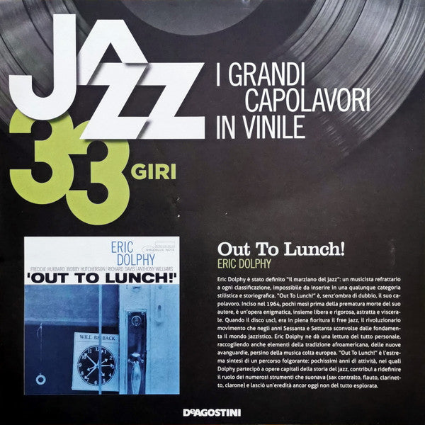 Eric Dolphy : Out To Lunch! (LP, Album, RE, 180)
