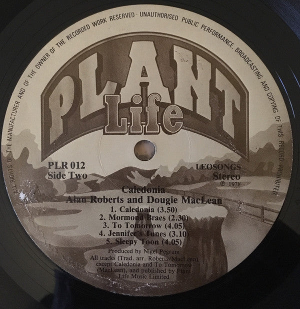 Alan Roberts (3) & Dougie MacLean : Caledonia (LP, Album)