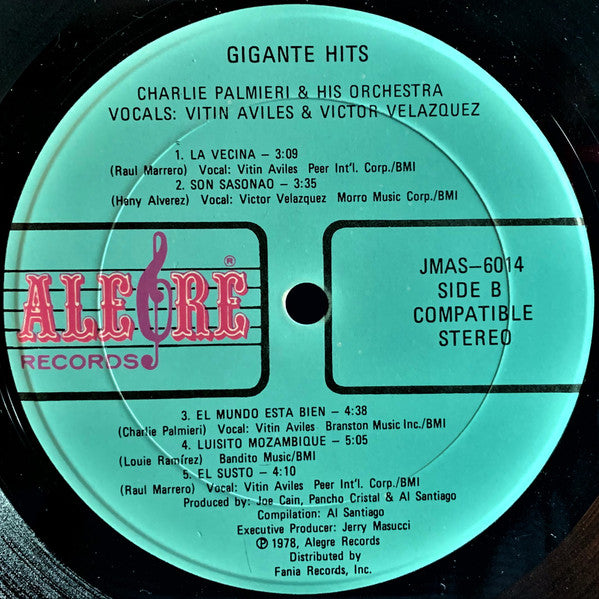 Charlie Palmieri : Gigante Hits (LP, Album, Comp)