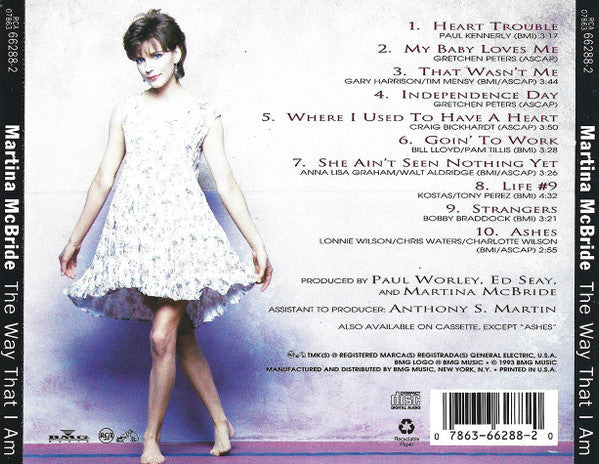 Martina McBride : The Way That I Am (CD, Album)
