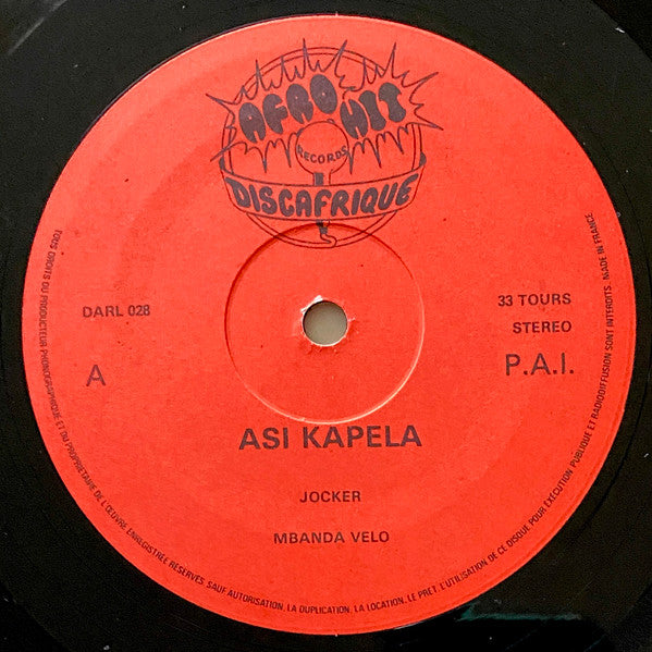 Assi Kapela : Jocker  (LP, Album)