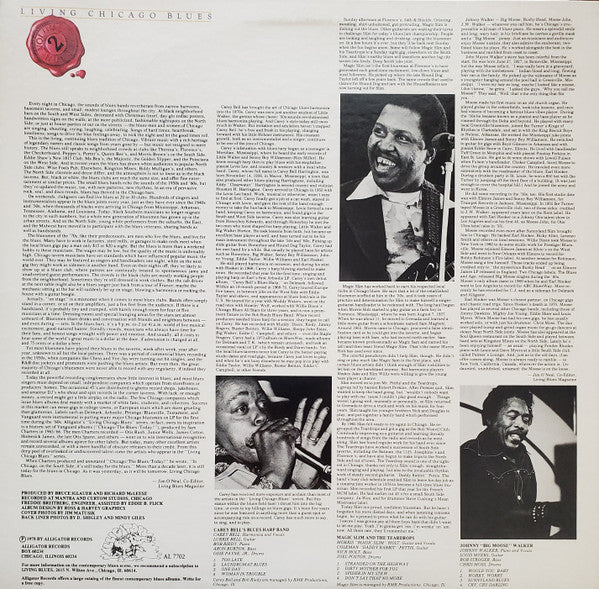 Carey Bell's Blues Harp Band / Magic Slim And The Teardrops* / Johnny "Big Moose" Walker : Living Chicago Blues Volume 2 (LP, Comp)