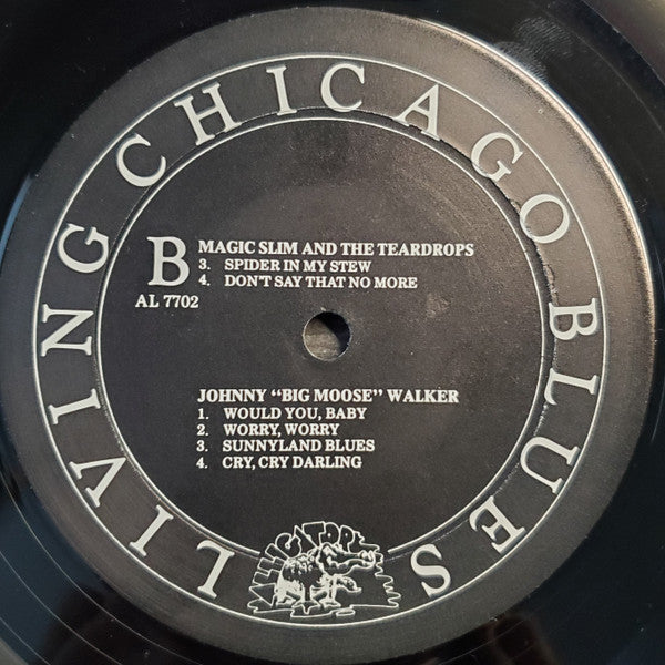Carey Bell's Blues Harp Band / Magic Slim And The Teardrops* / Johnny "Big Moose" Walker : Living Chicago Blues Volume 2 (LP, Comp)