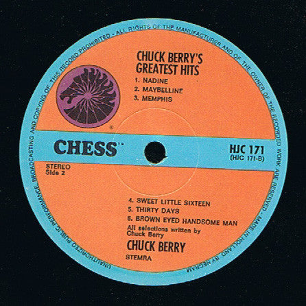 Chuck Berry : Chuck Berry's Greatest Hits (LP, Comp)