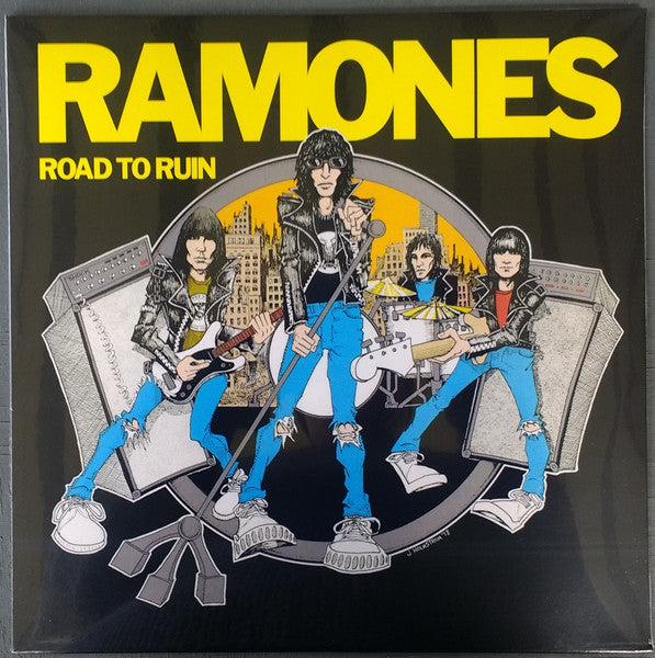 Ramones : Road To Ruin (LP, Album, RE, RM)